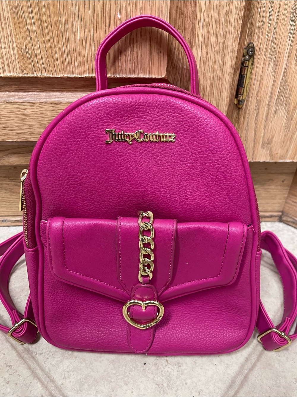 Juicy Couture Hot Pink Mini Backpack New